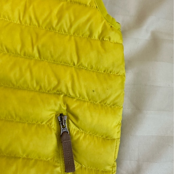 Patagonia baby kids down sweater vest - neon yellow 4T - Picture 3 of 4